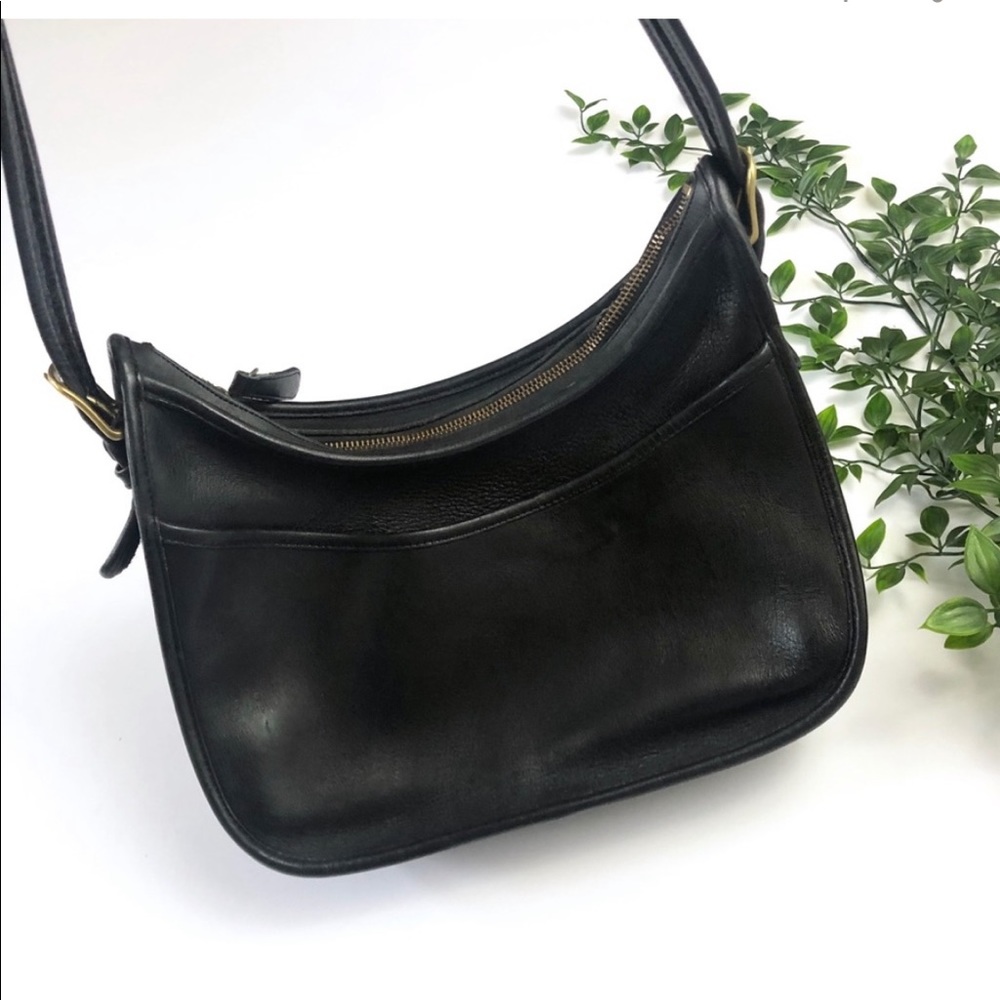 Vintage Coach Saddle Bag